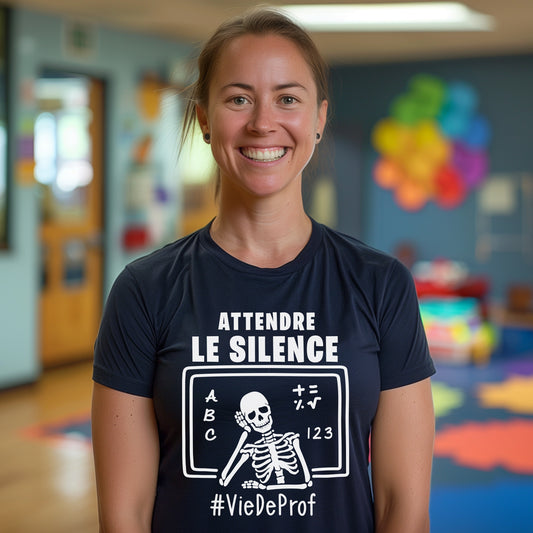 TSHIRT COL ROND | Attendre le silence
