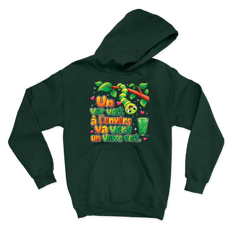 HOODIE | Un ver vert