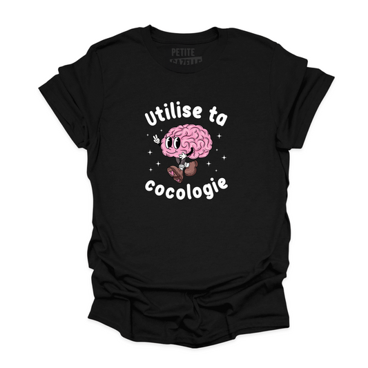 T-SHIRT COL ROND | Utilise ta cocologie