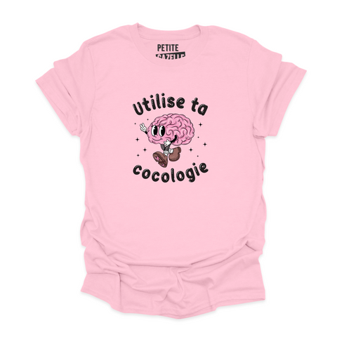 T-SHIRT COL ROND | Utilise ta cocologie