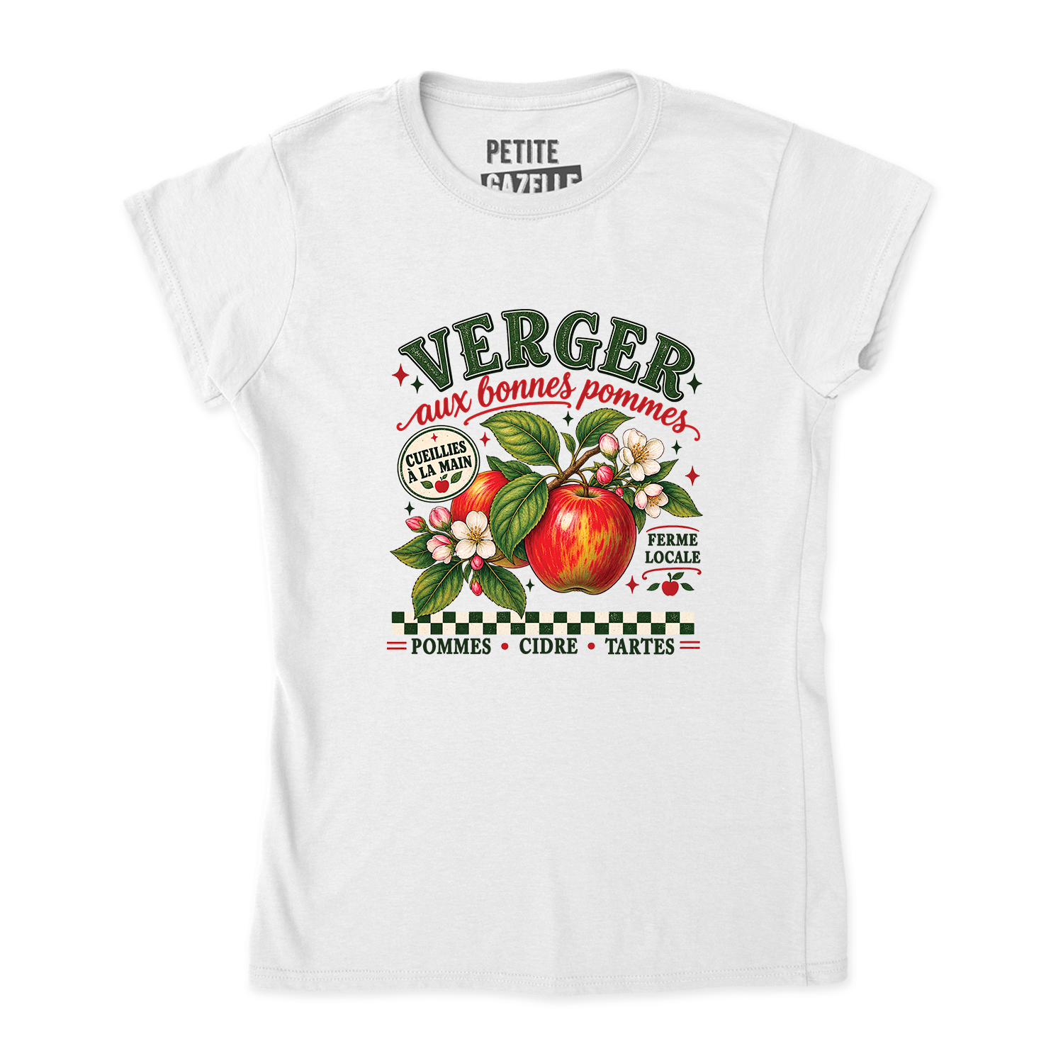 TSHIRT AJUSTÉ | Verger aux bonnes pommes