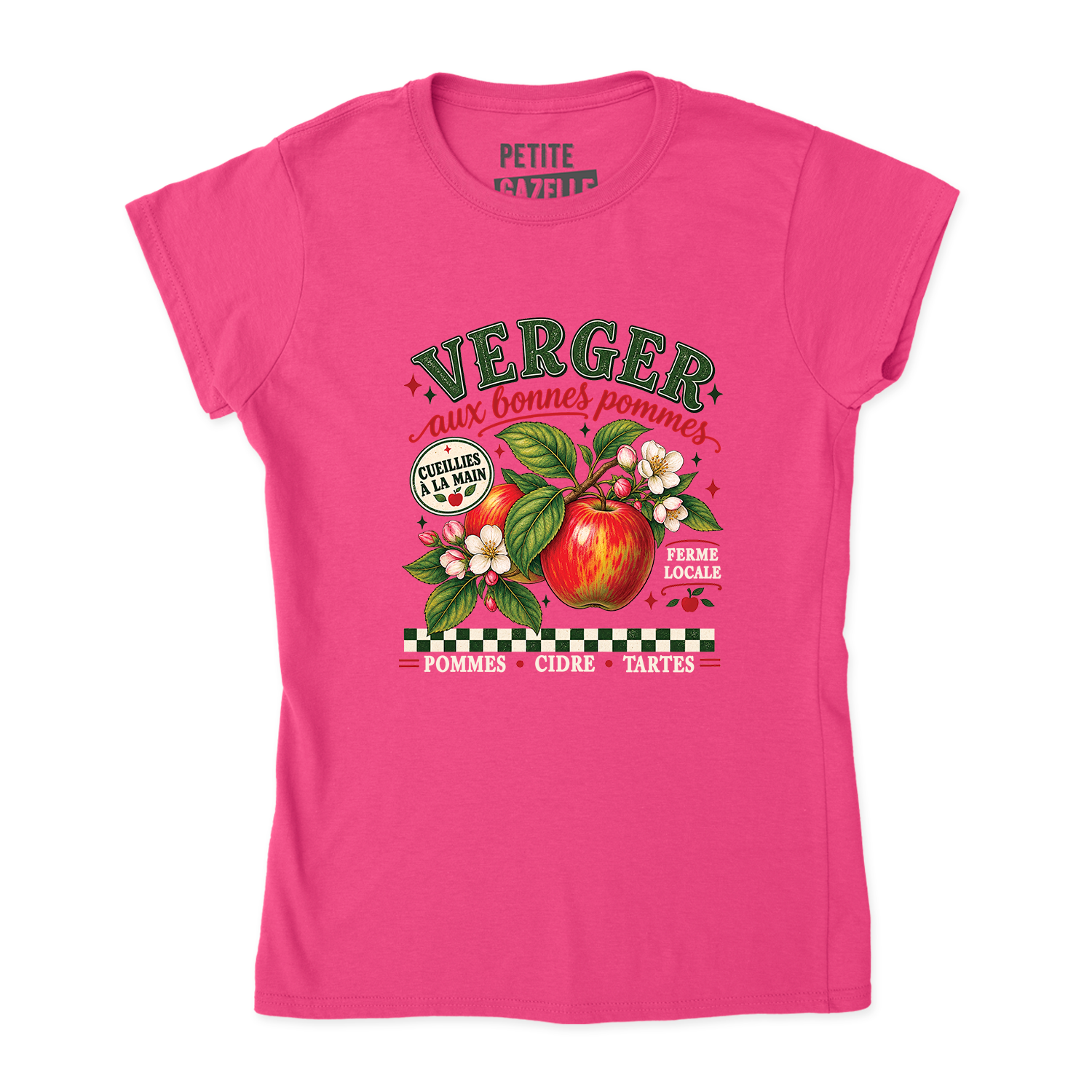 TSHIRT AJUSTÉ | Verger aux bonnes pommes