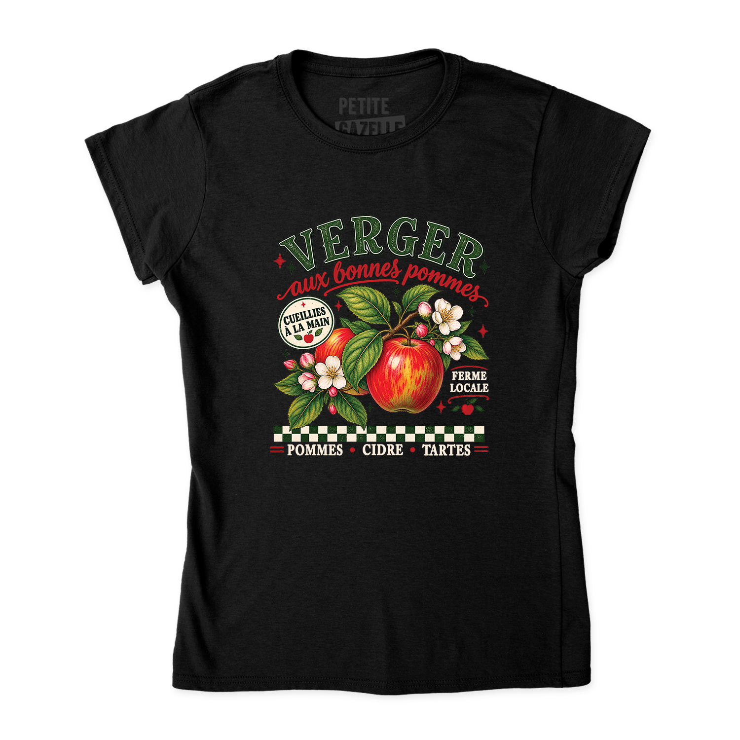 TSHIRT AJUSTÉ | Verger aux bonnes pommes