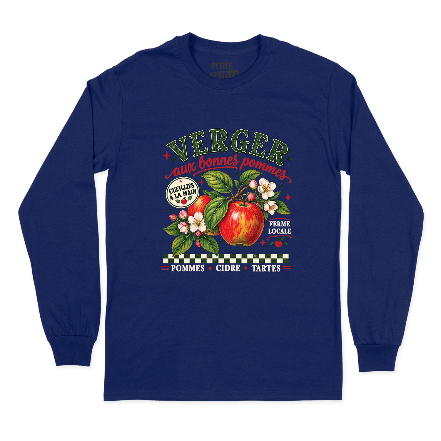 T-SHIRT À MANCHES LONGUES | Verger aux bonnes pommes