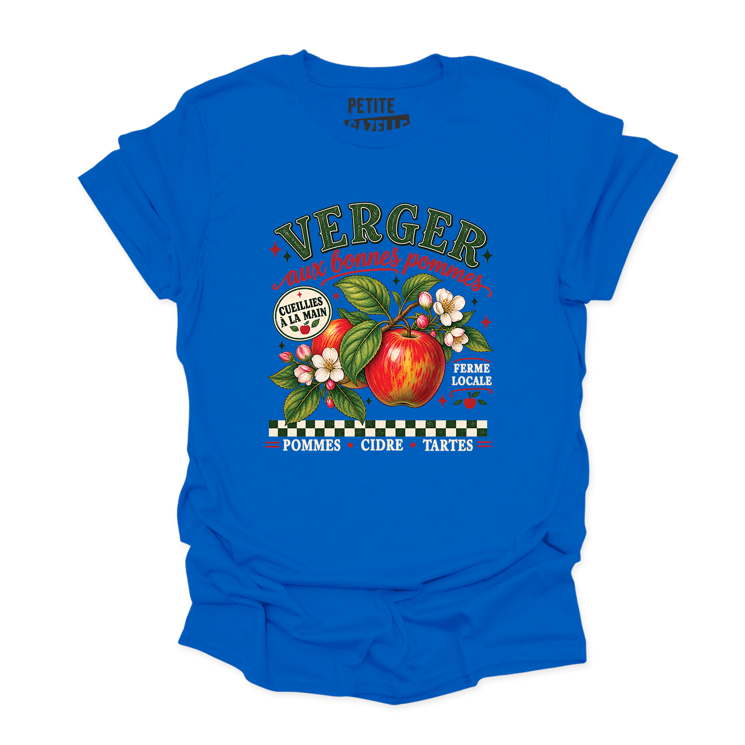 T-SHIRT COL ROND | Verger aux bonnes pommes