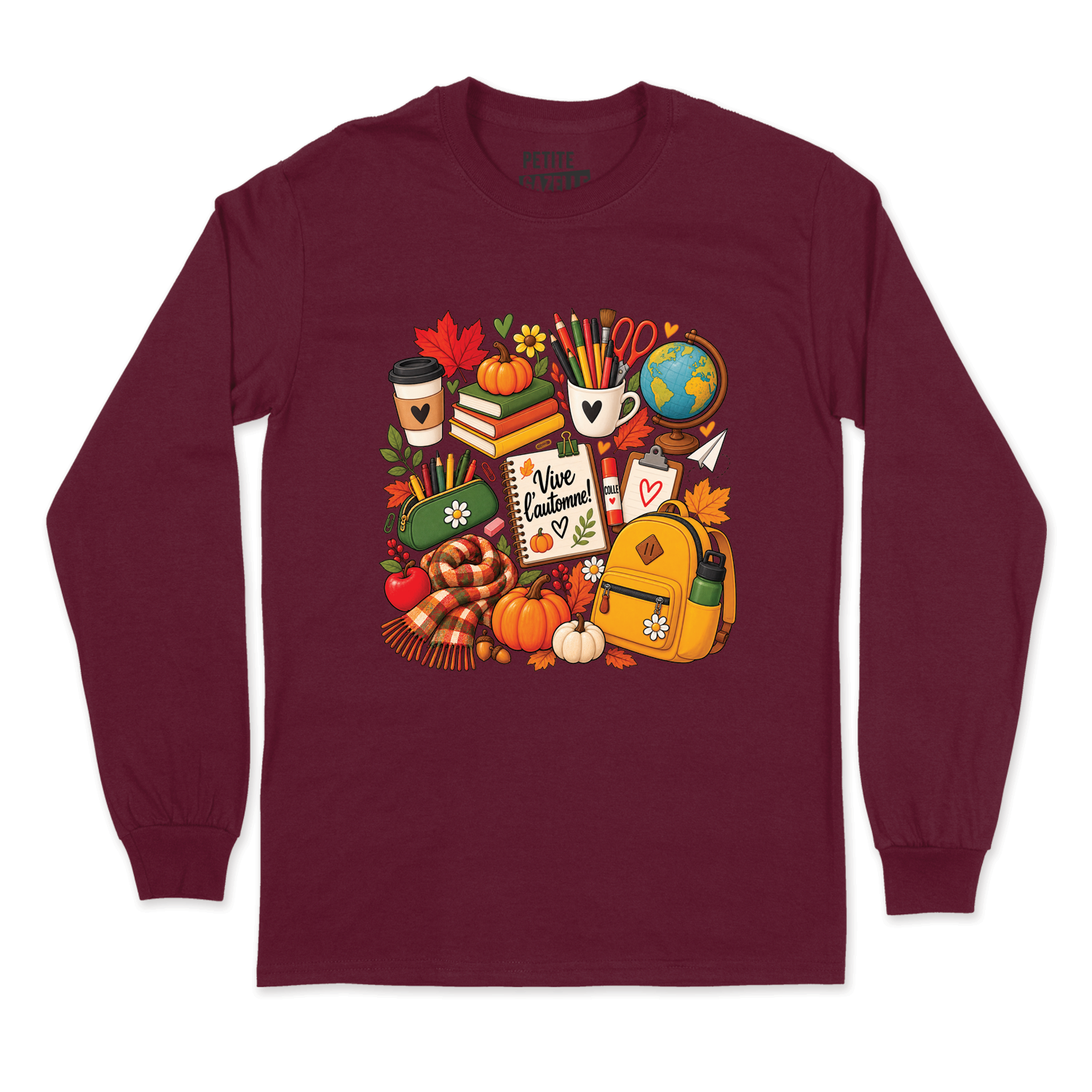 T-SHIRT À MANCHES LONGUES | Vive l'automne