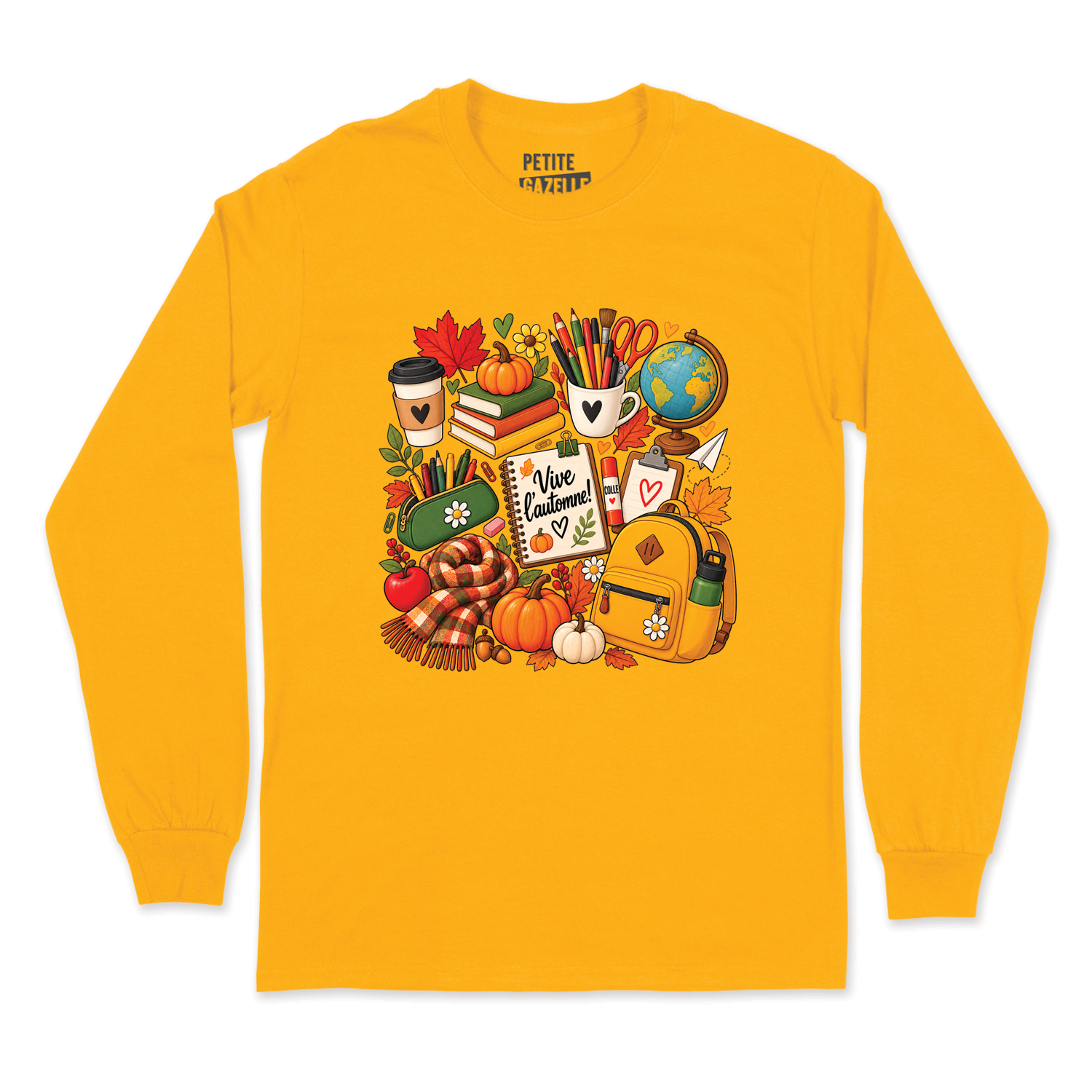 T-SHIRT À MANCHES LONGUES | Vive l'automne