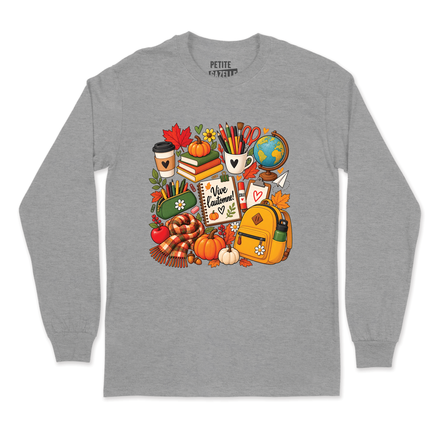 T-SHIRT À MANCHES LONGUES | Vive l'automne