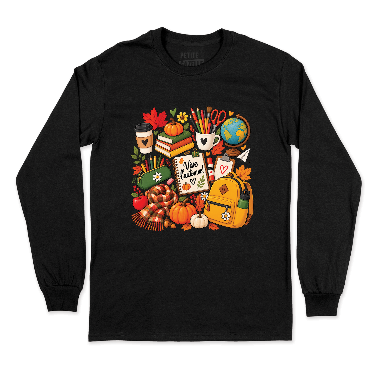T-SHIRT À MANCHES LONGUES | Vive l'automne