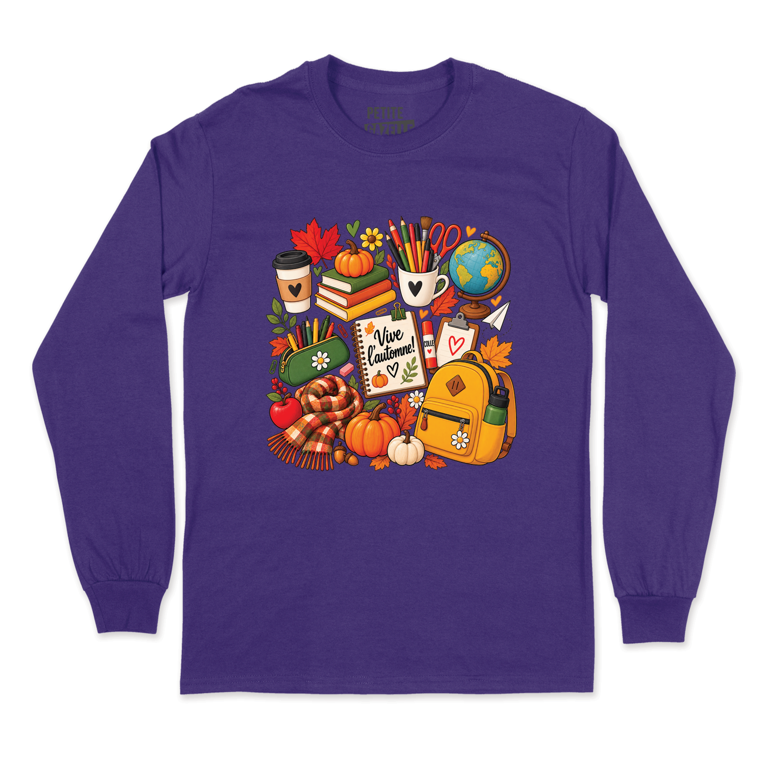 T-SHIRT À MANCHES LONGUES | Vive l'automne