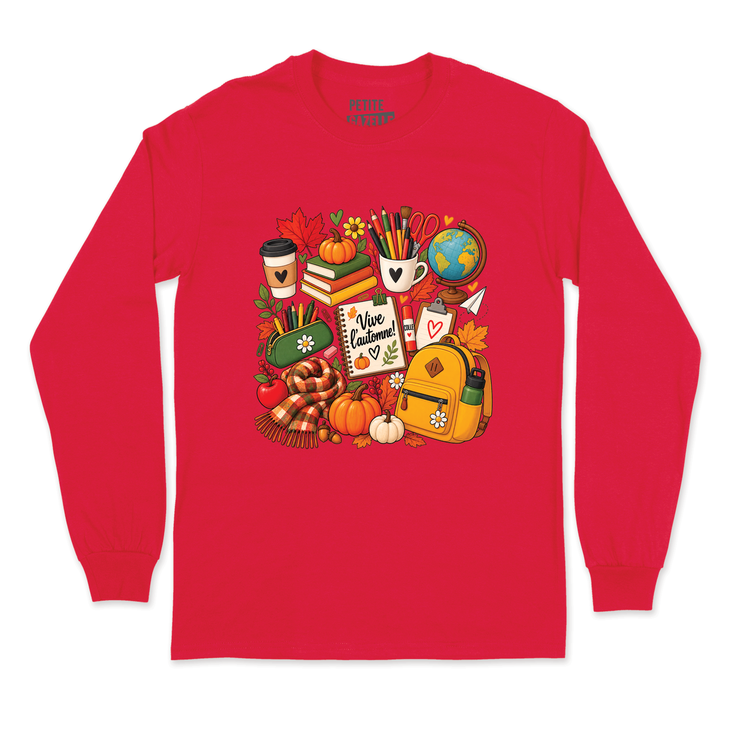 T-SHIRT À MANCHES LONGUES | Vive l'automne