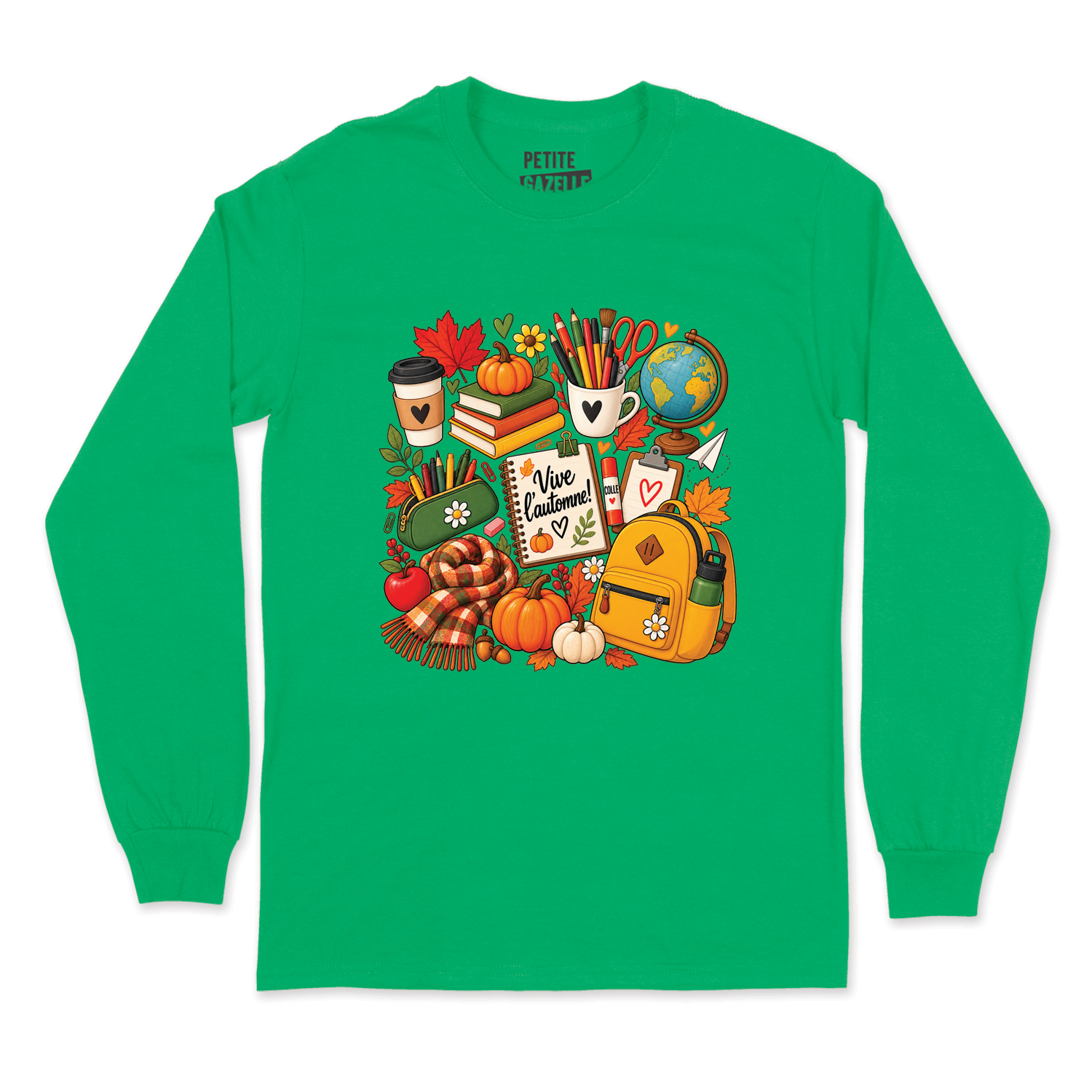 T-SHIRT À MANCHES LONGUES | Vive l'automne
