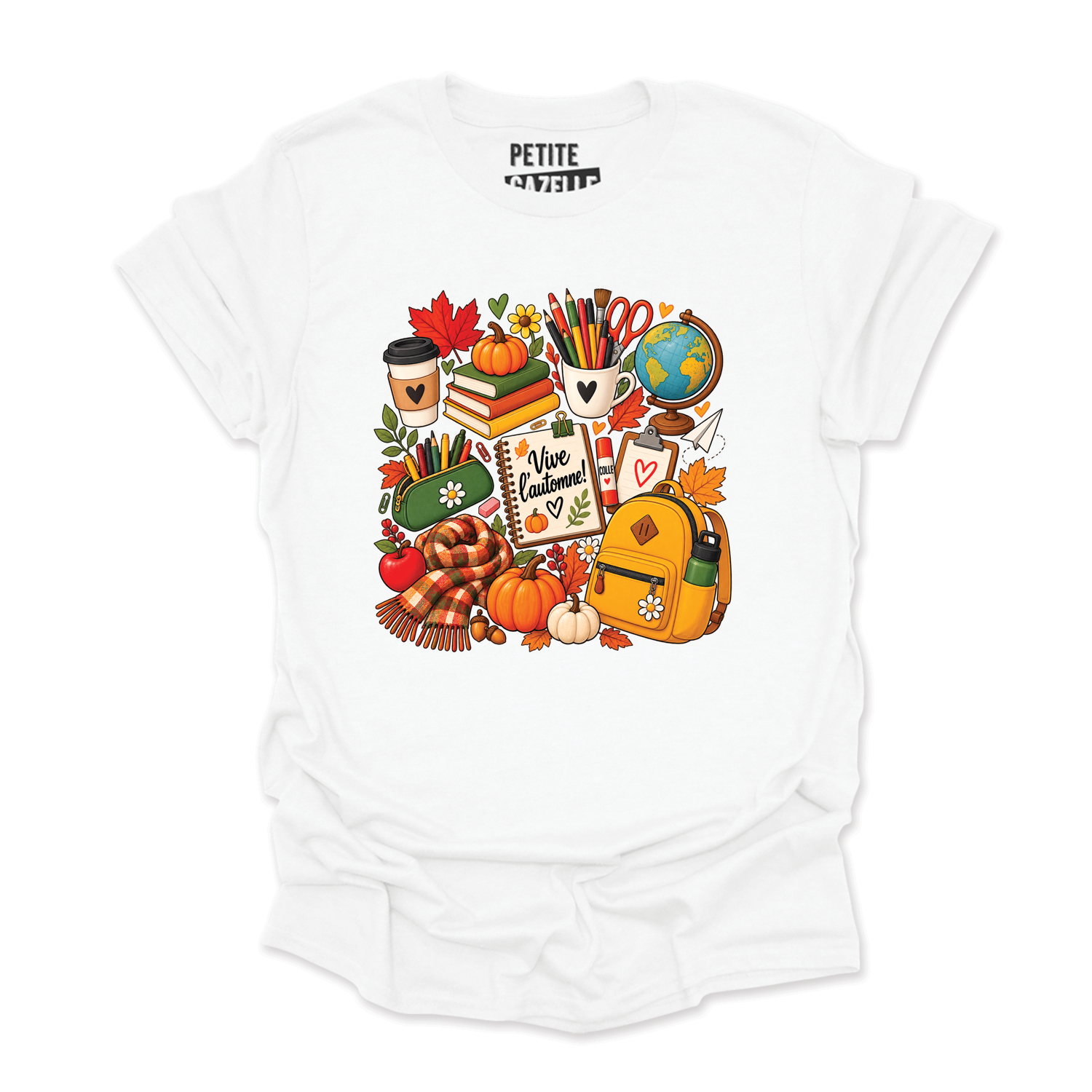 T-SHIRT COL ROND | Vive l'automne