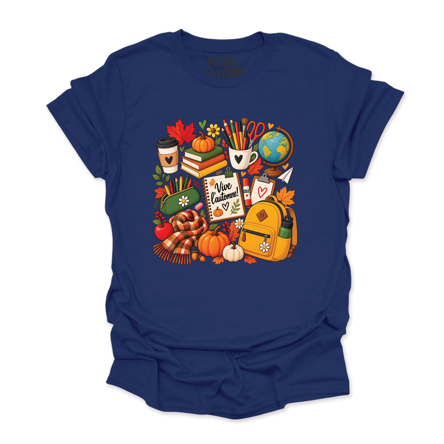 T-SHIRT COL ROND | Vive l'automne
