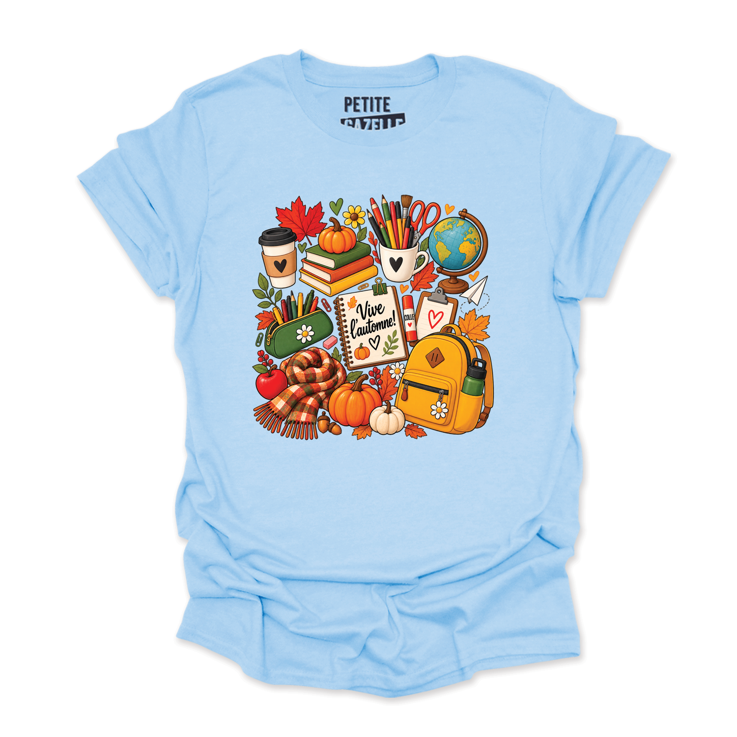 T-SHIRT COL ROND | Vive l'automne
