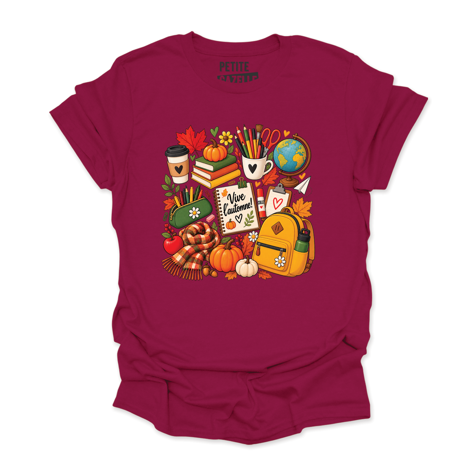 T-SHIRT COL ROND | Vive l'automne