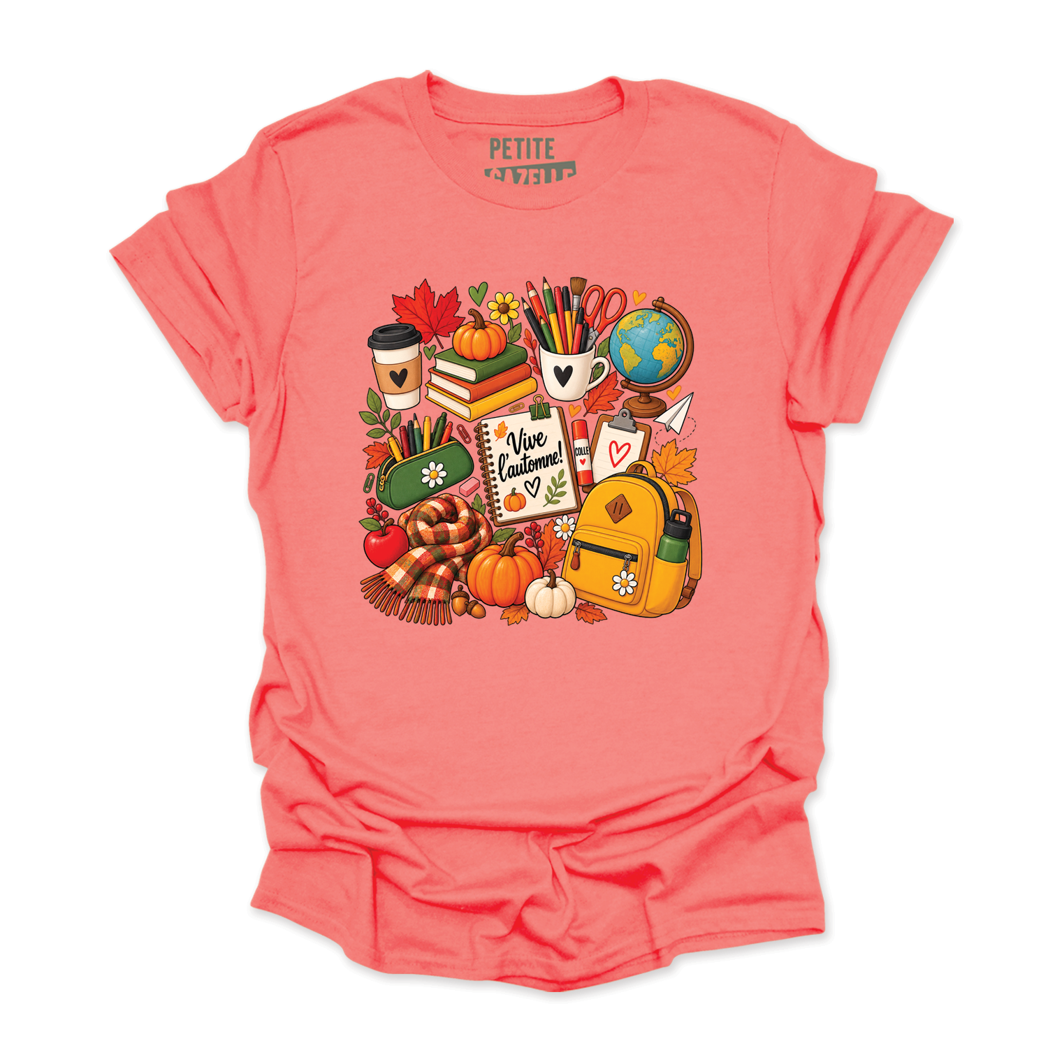 T-SHIRT COL ROND | Vive l'automne