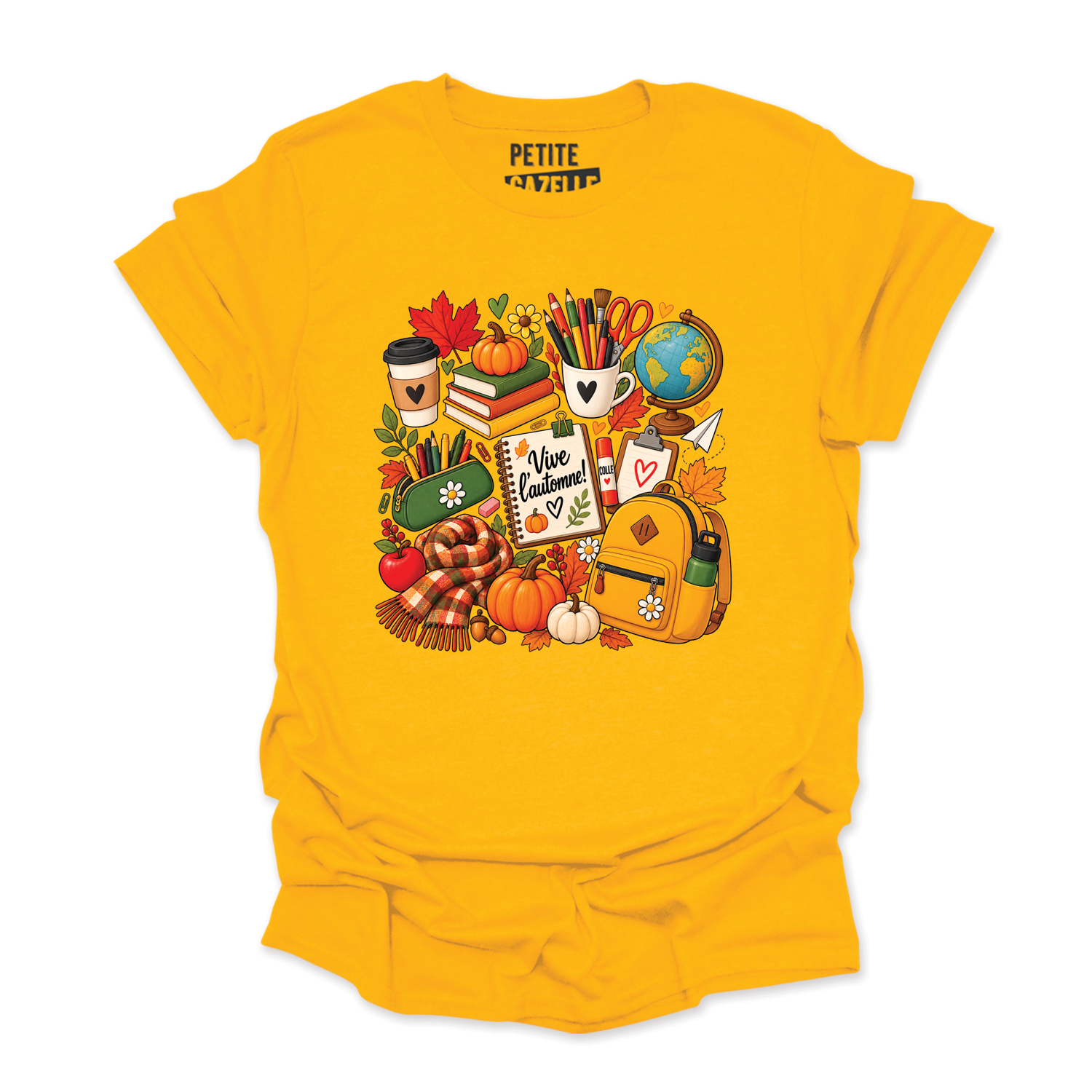 T-SHIRT COL ROND | Vive l'automne