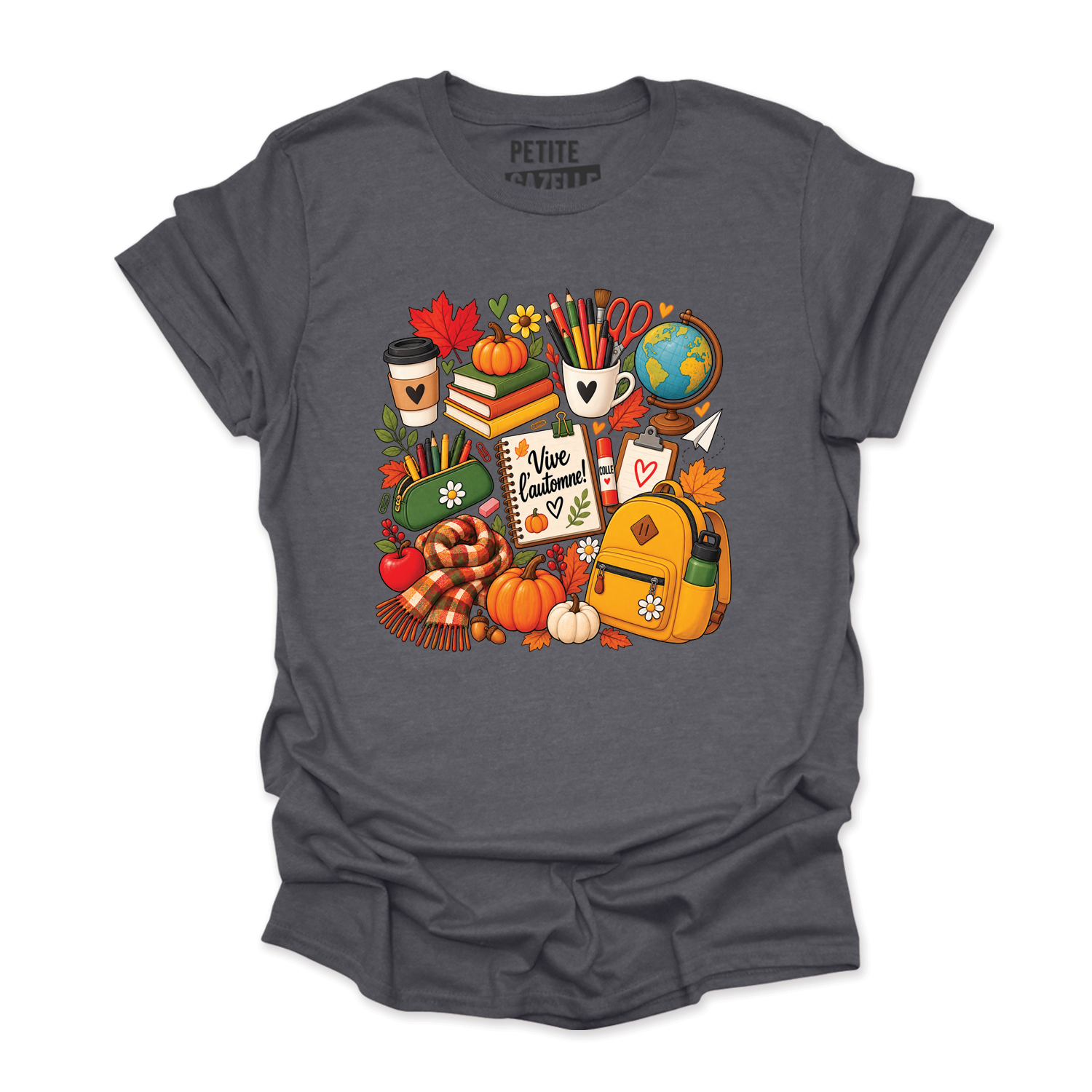 T-SHIRT COL ROND | Vive l'automne