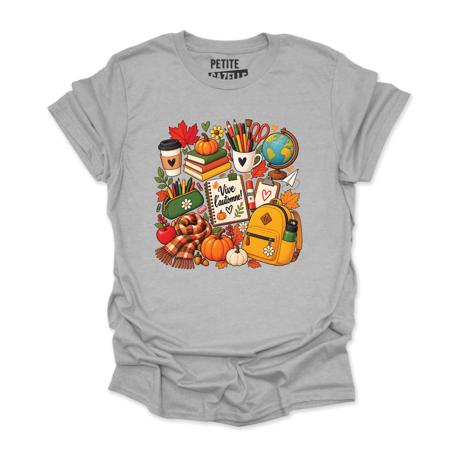 T-SHIRT COL ROND | Vive l'automne