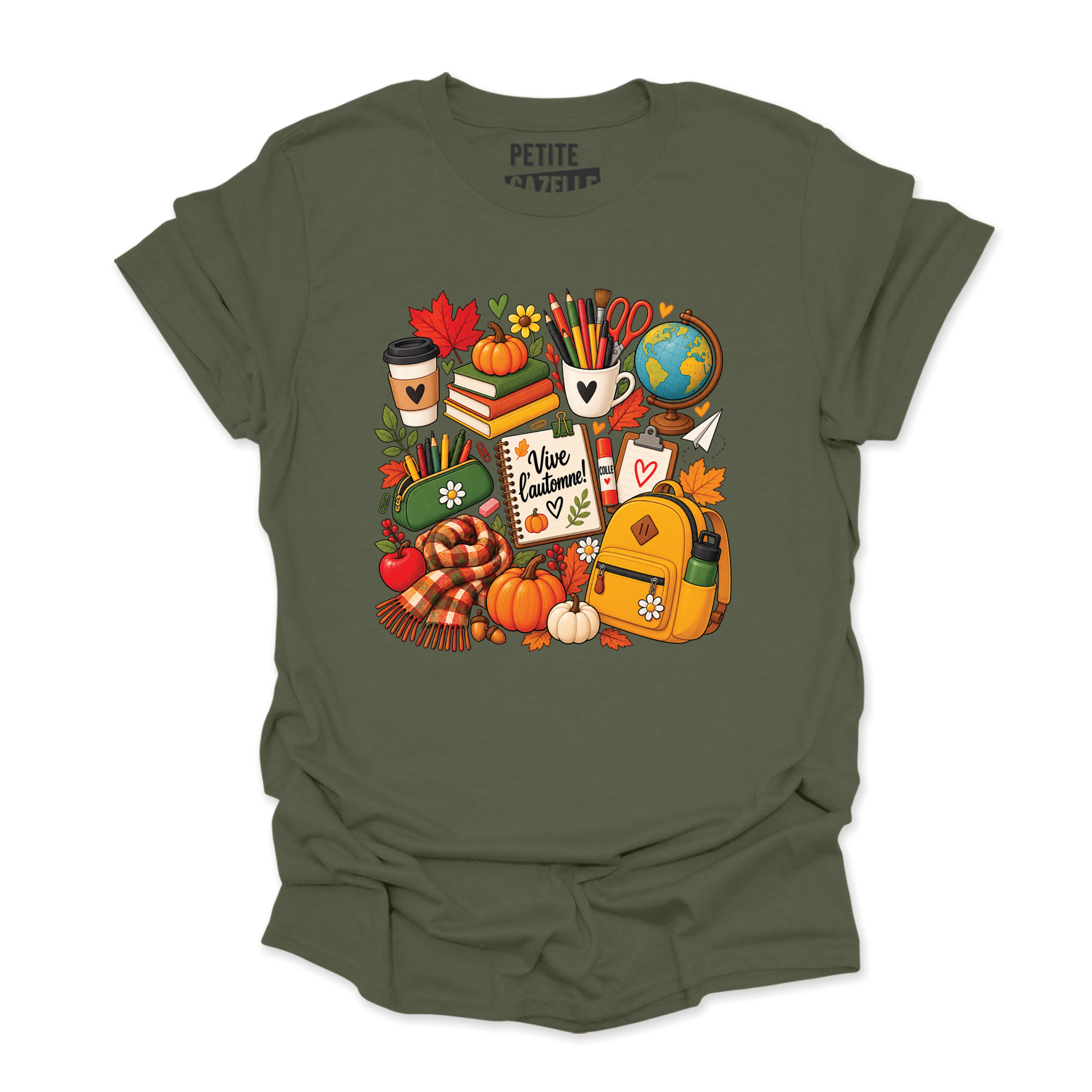 T-SHIRT COL ROND | Vive l'automne