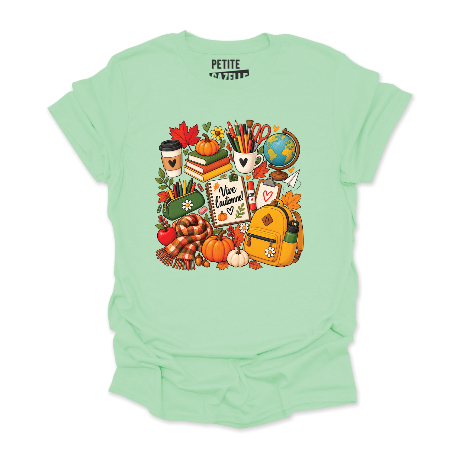 T-SHIRT COL ROND | Vive l'automne
