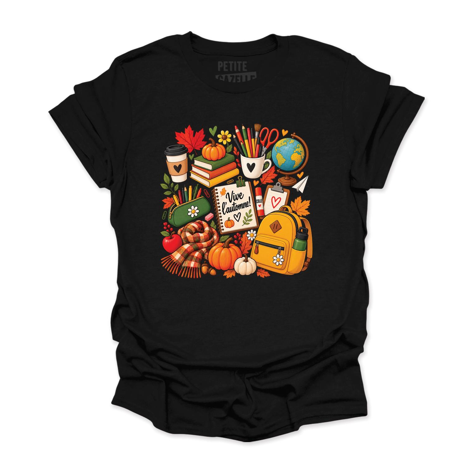T-SHIRT COL ROND | Vive l'automne
