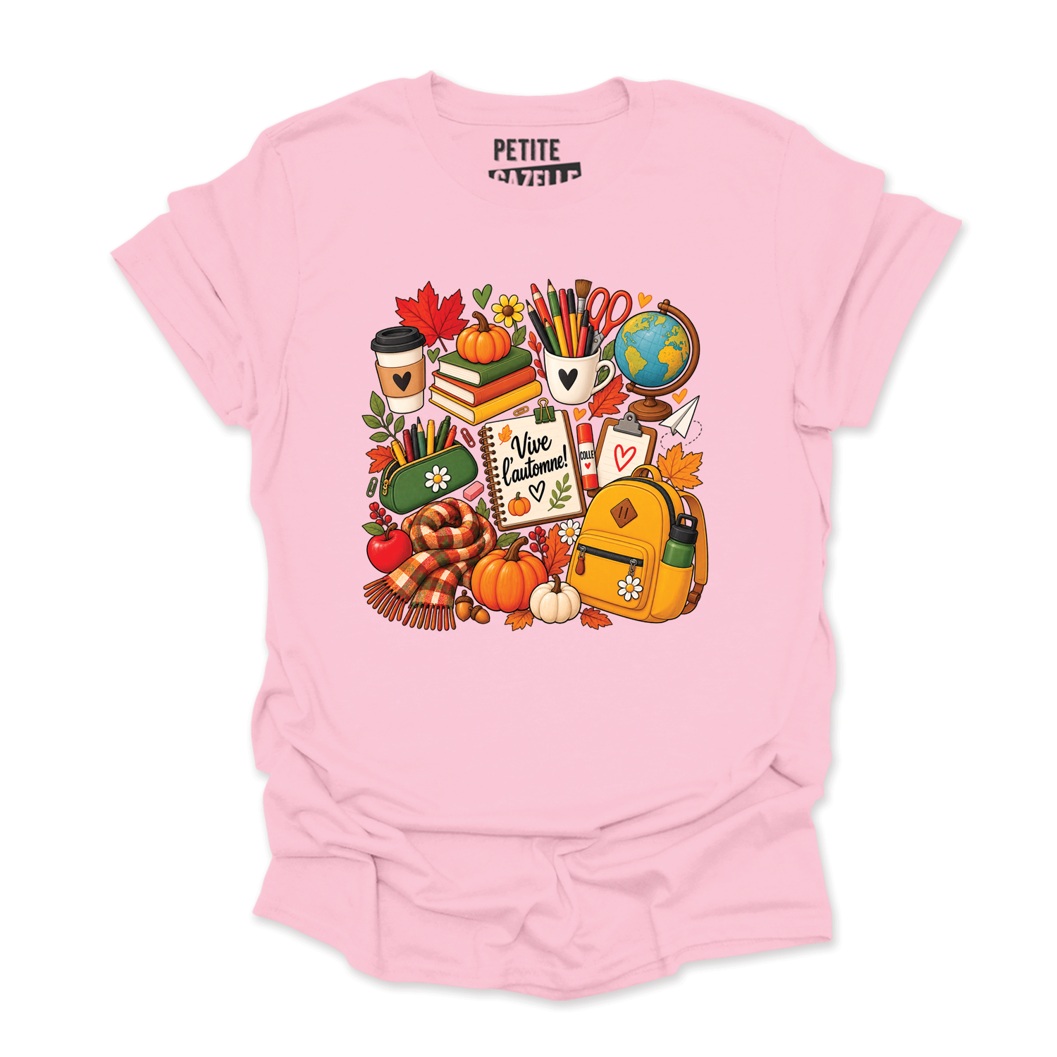 T-SHIRT COL ROND | Vive l'automne