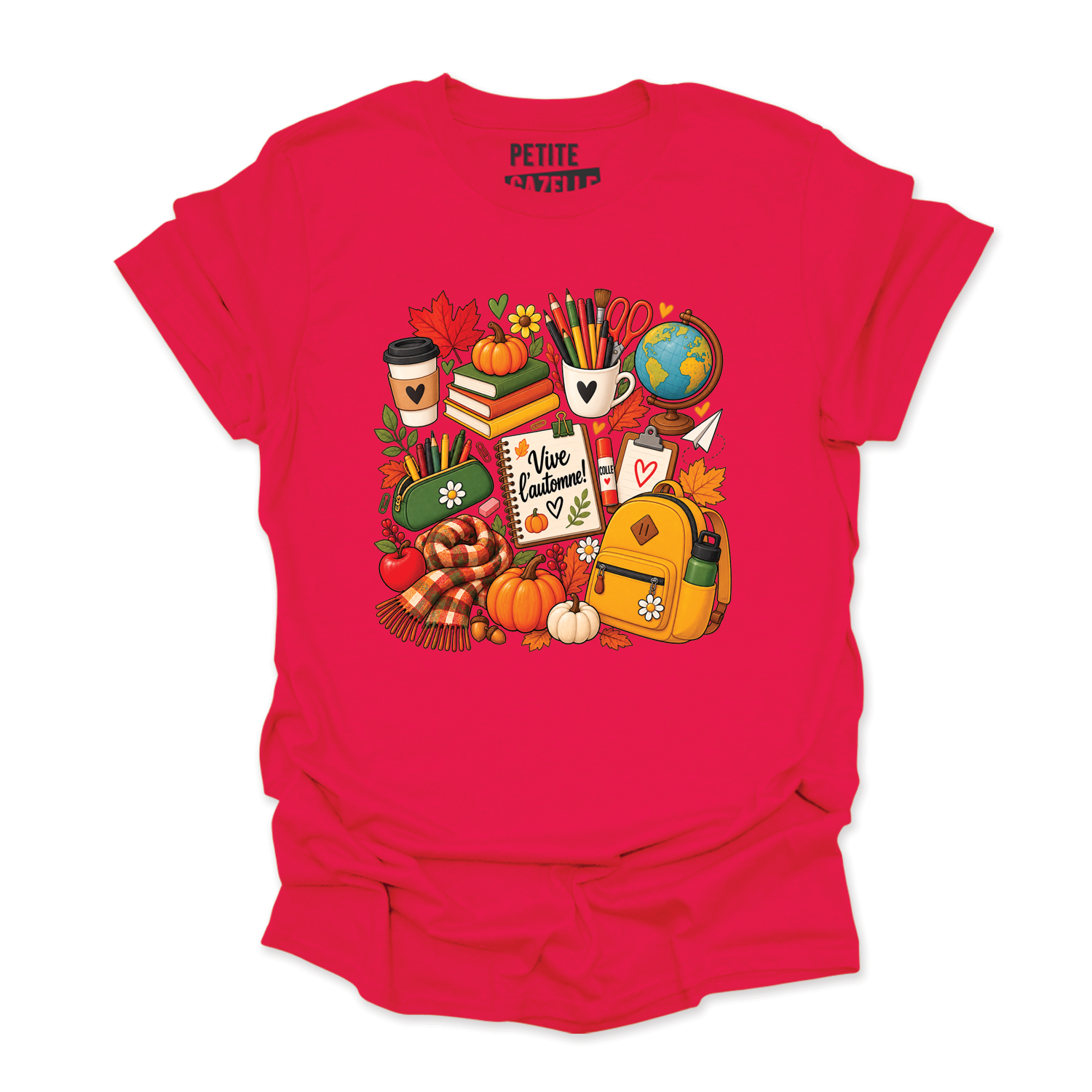T-SHIRT COL ROND | Vive l'automne
