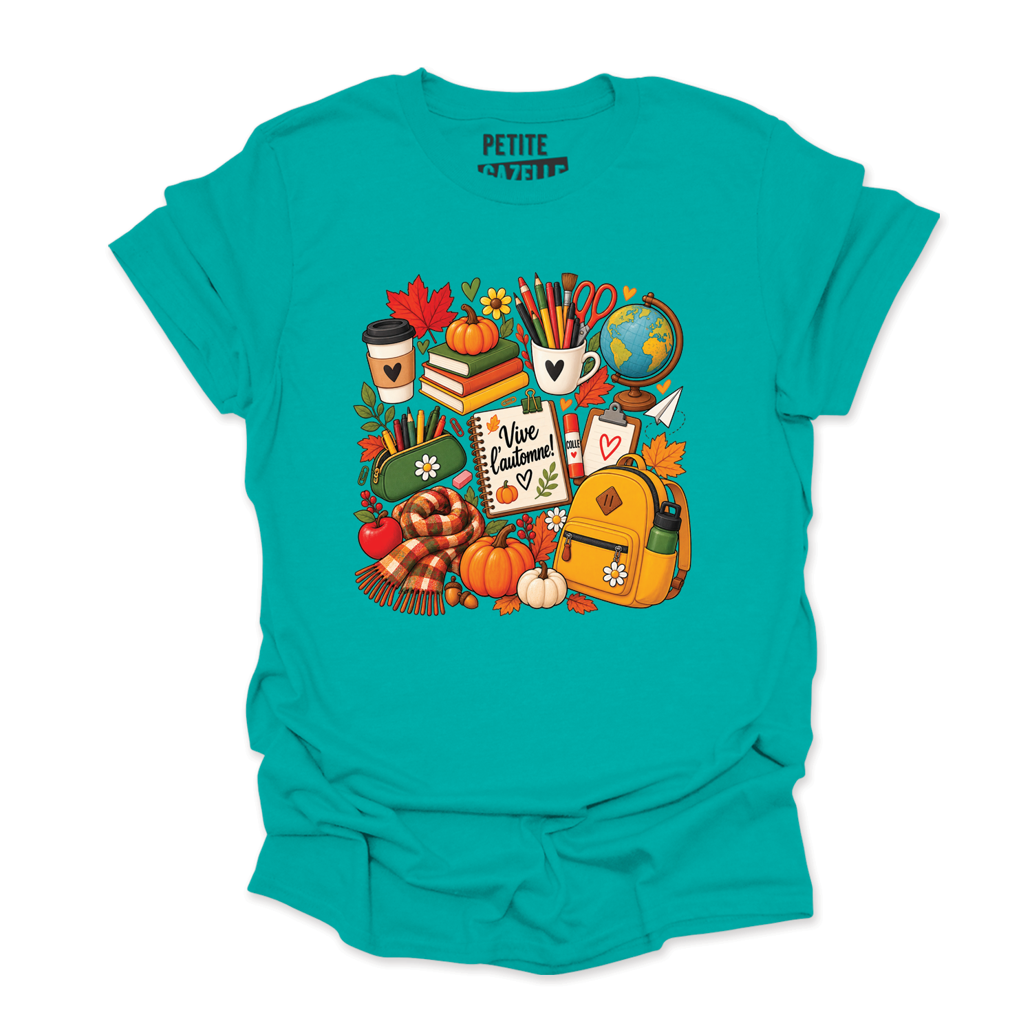 T-SHIRT COL ROND | Vive l'automne