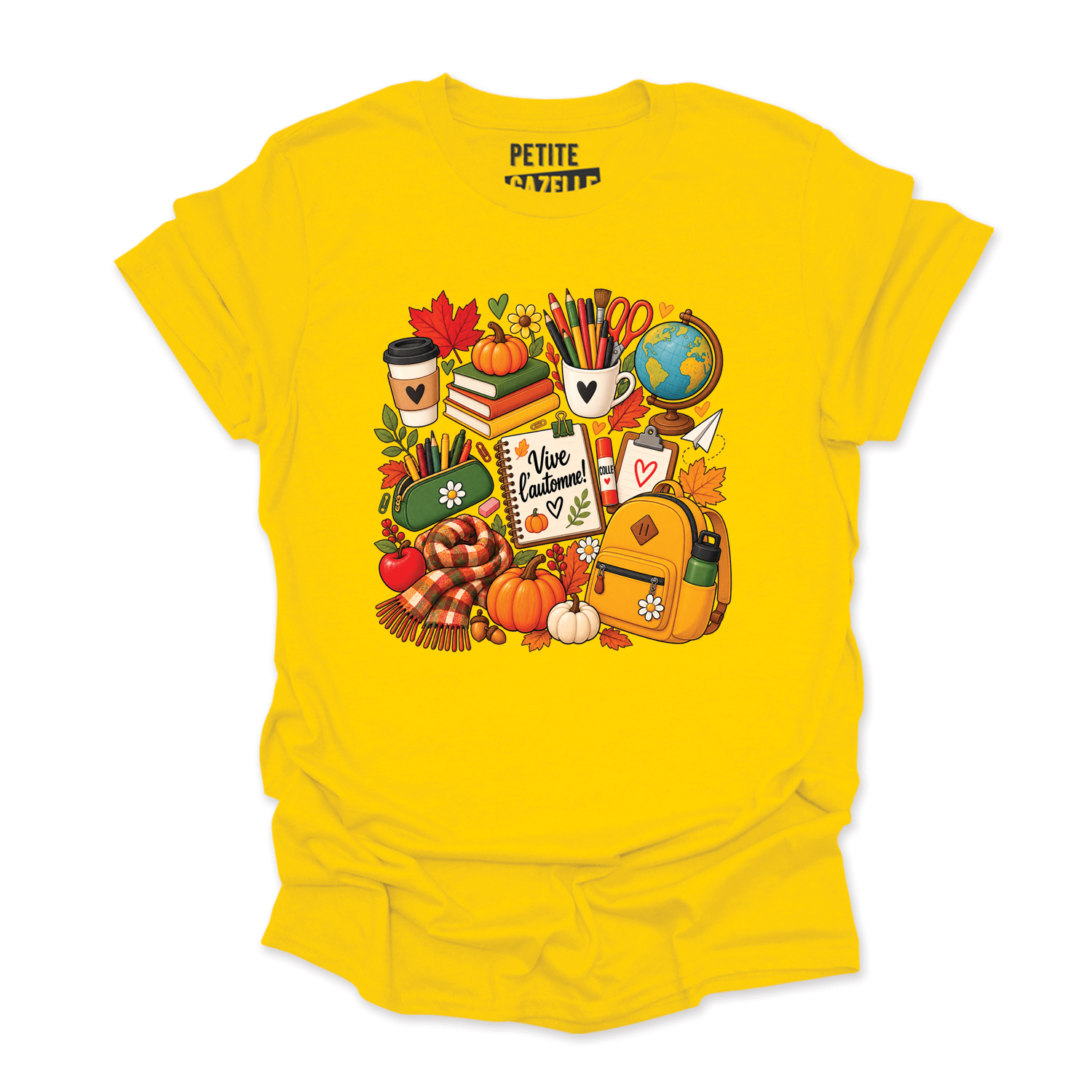 T-SHIRT COL ROND | Vive l'automne