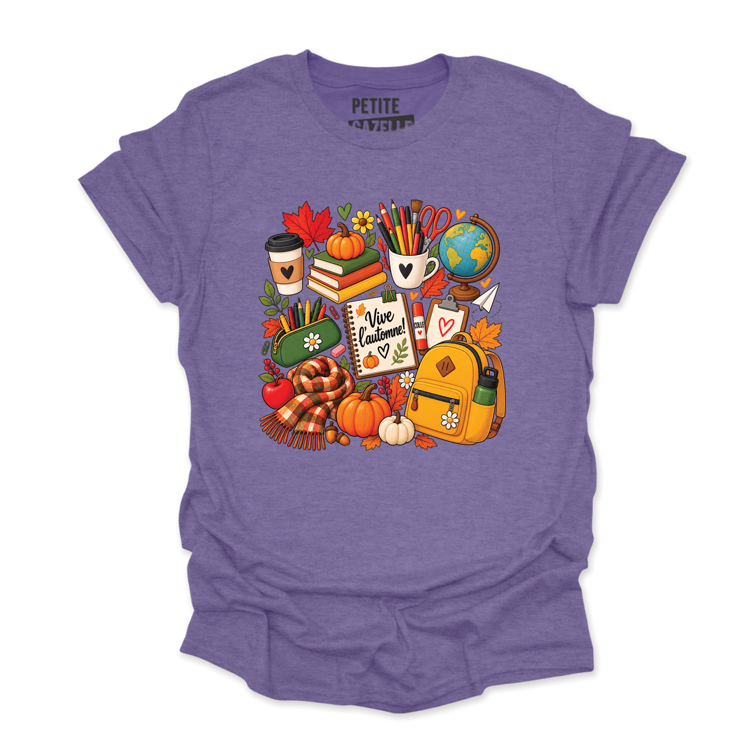T-SHIRT COL ROND | Vive l'automne