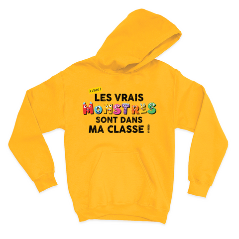 HOODIE | Les vrais monstres sont dans ma classe !