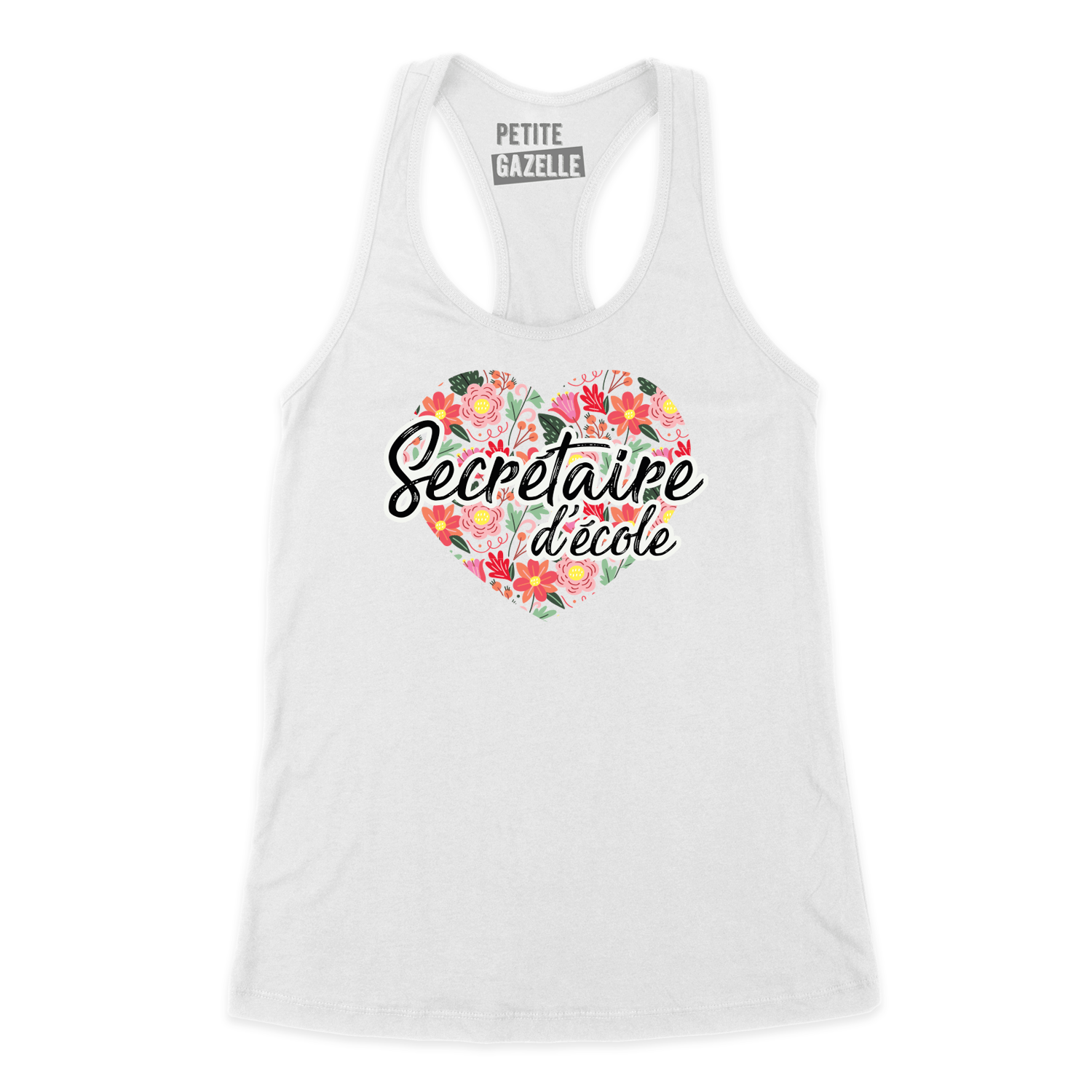CAMISOLE | Secrétaire Coeurs & Fleurs - Camisole - Petite Gazelle Atelier