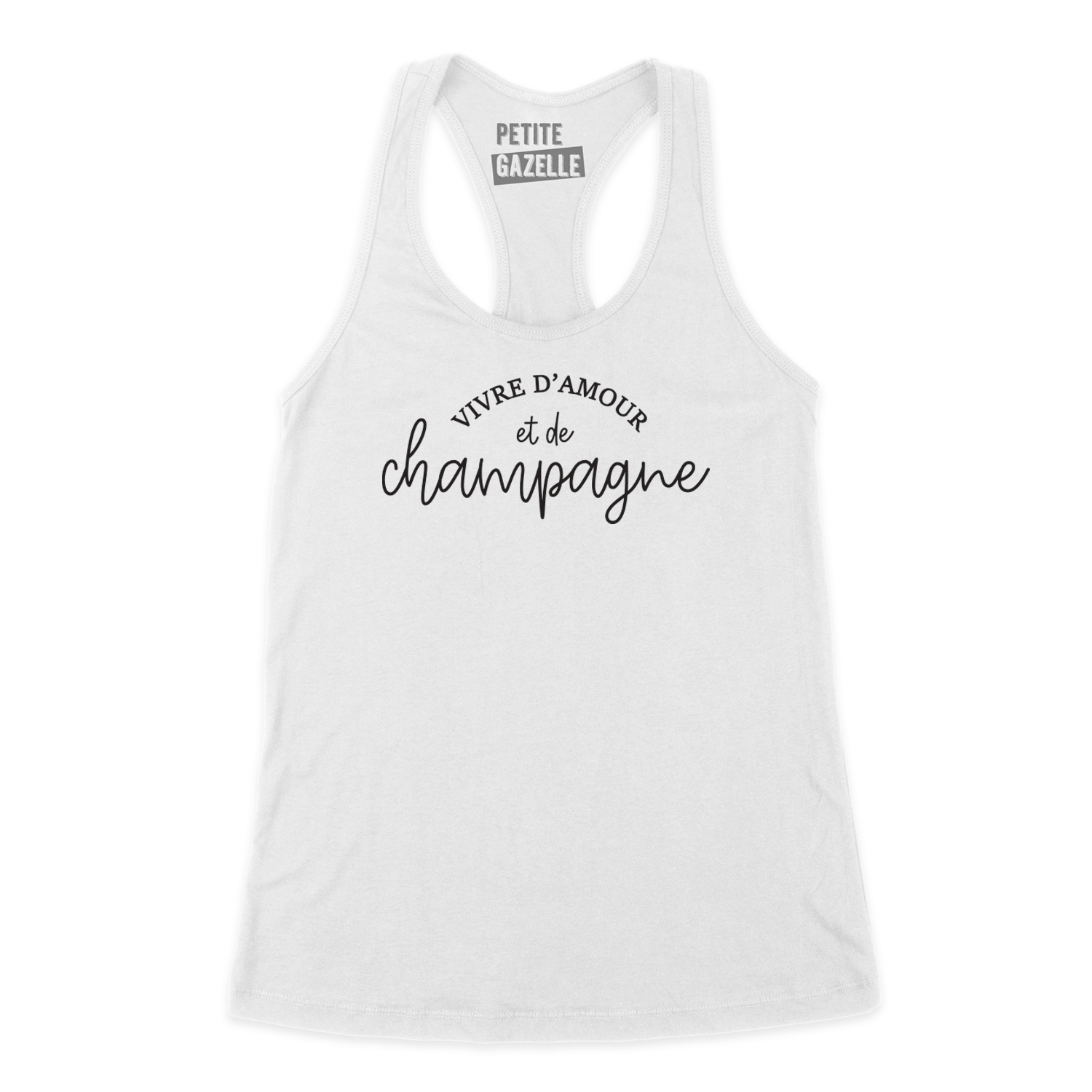 CAMISOLE | Vivre d'amour et de champagne - Camisole - Petite Gazelle Atelier
