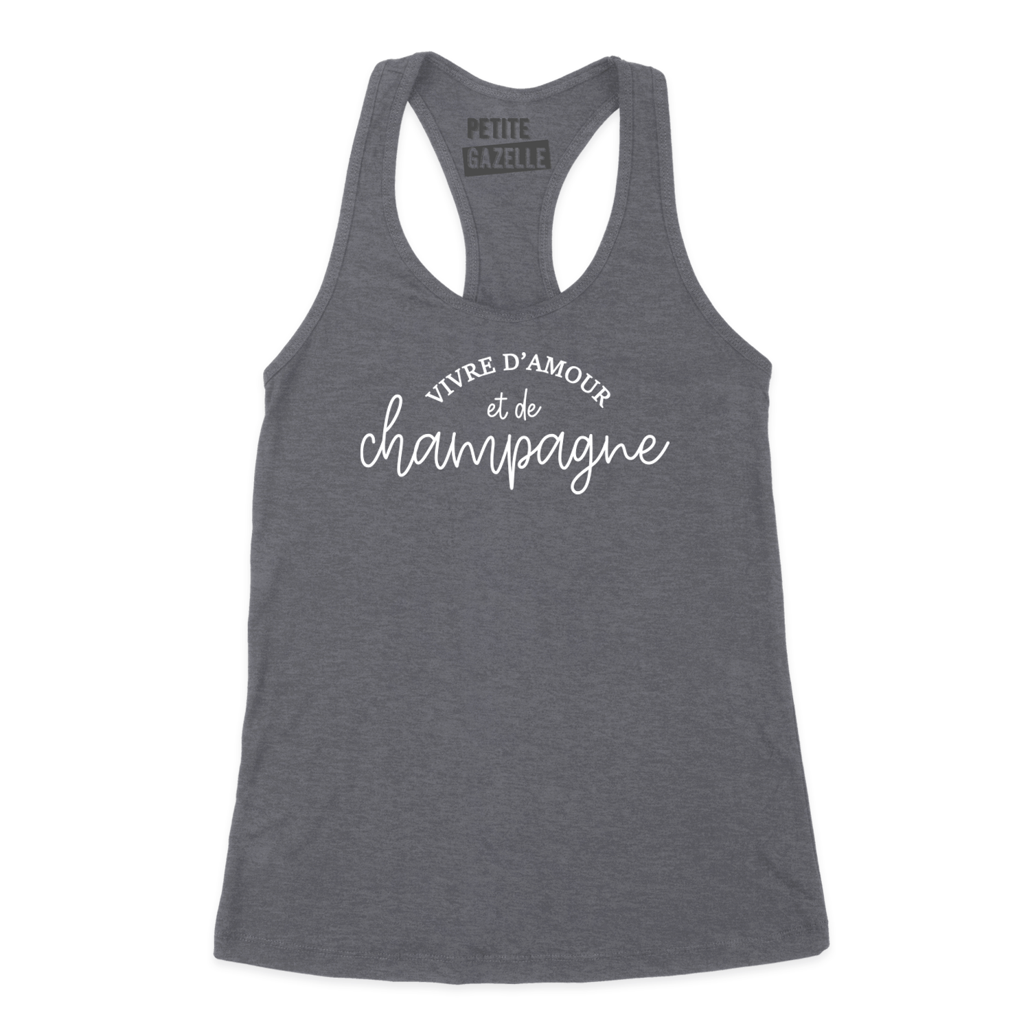 CAMISOLE | Vivre d'amour et de champagne - Camisole - Petite Gazelle Atelier