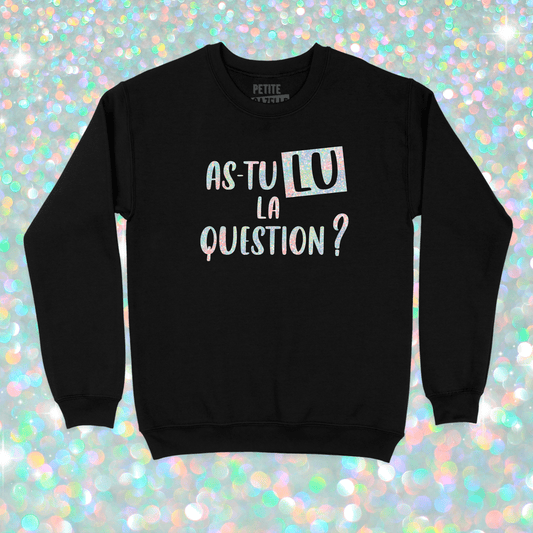 COTON OUATÉ | As - tu lu la question ? (Holographique) - Coton Ouaté - Petite Gazelle Atelier