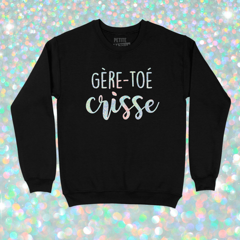 COTON OUATÉ | Gère - toé crisse (Holographique) - Coton Ouaté - Petite Gazelle Atelier
