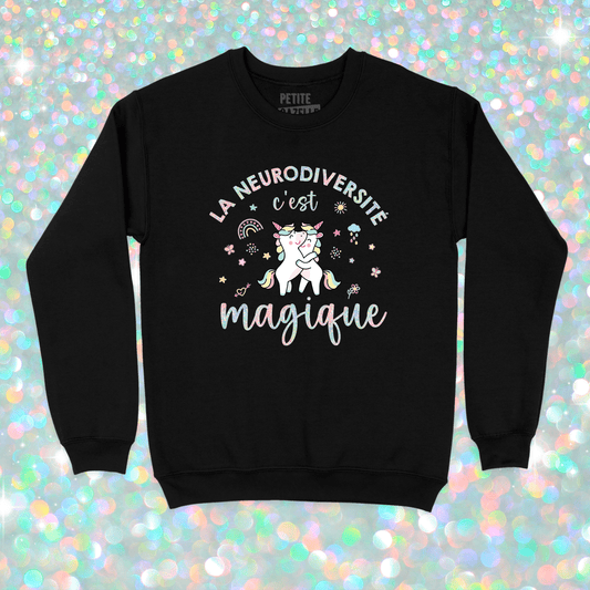 COTON OUATÉ | La neurodiversité c'est magique (Holographique) - Coton Ouaté - Petite Gazelle Atelier