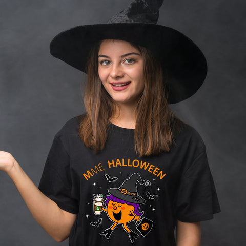 T-SHIRT COL ROND | Madame Halloween