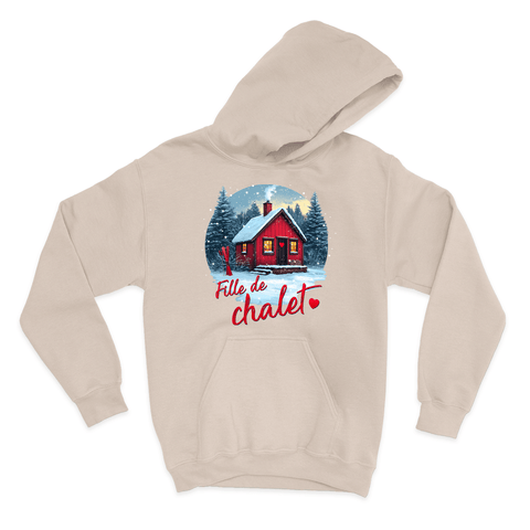 HOODIE | Fille de chalet - Coton Ouaté à Capuchon - Petite Gazelle Atelier