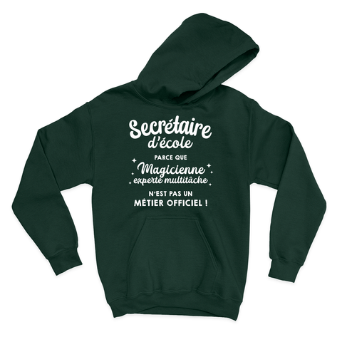HOODIE | Secrétaire Multitâche - Coton Ouaté à Capuchon - Petite Gazelle Atelier