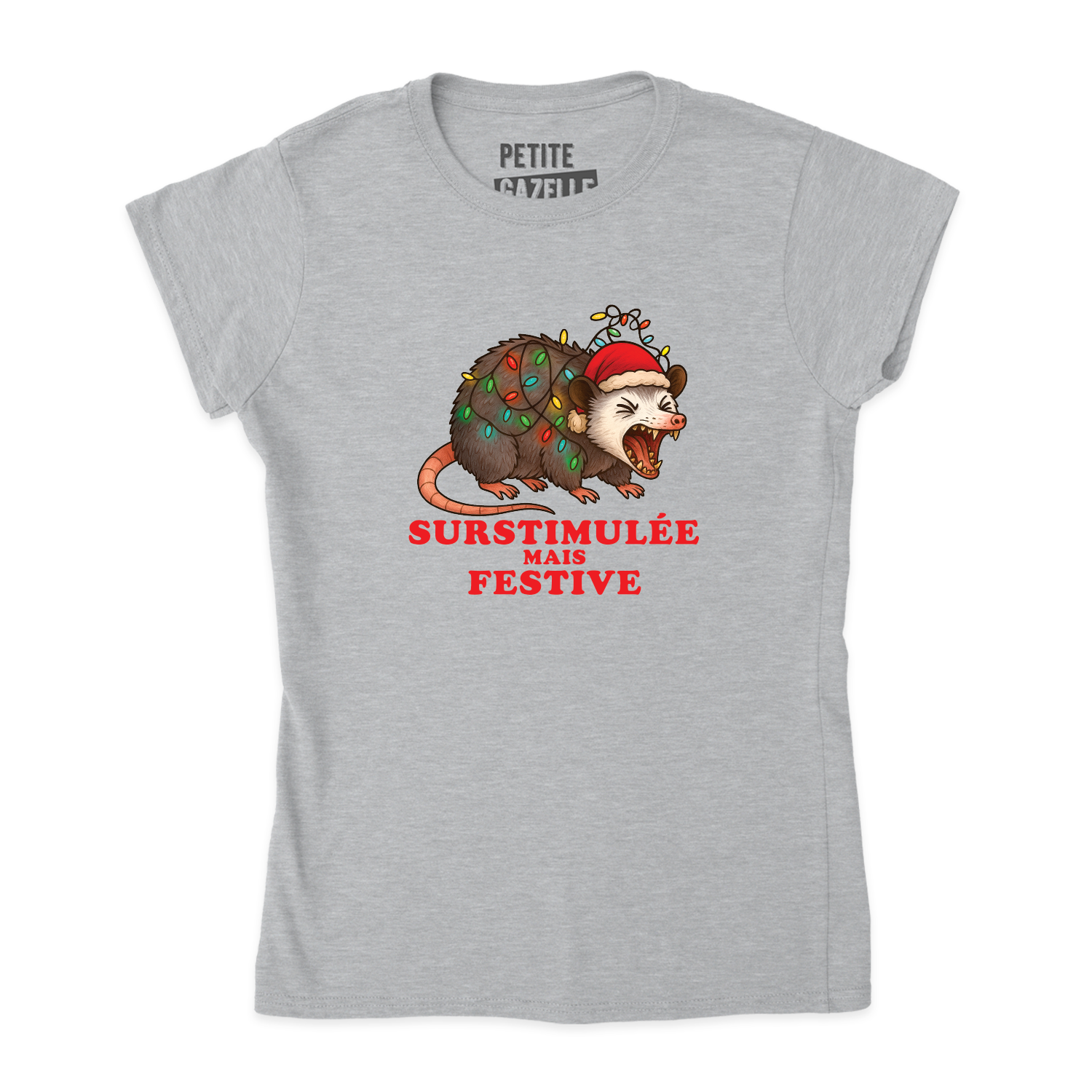 TSHIRT AJUSTÉ | Surstimulée mais festive