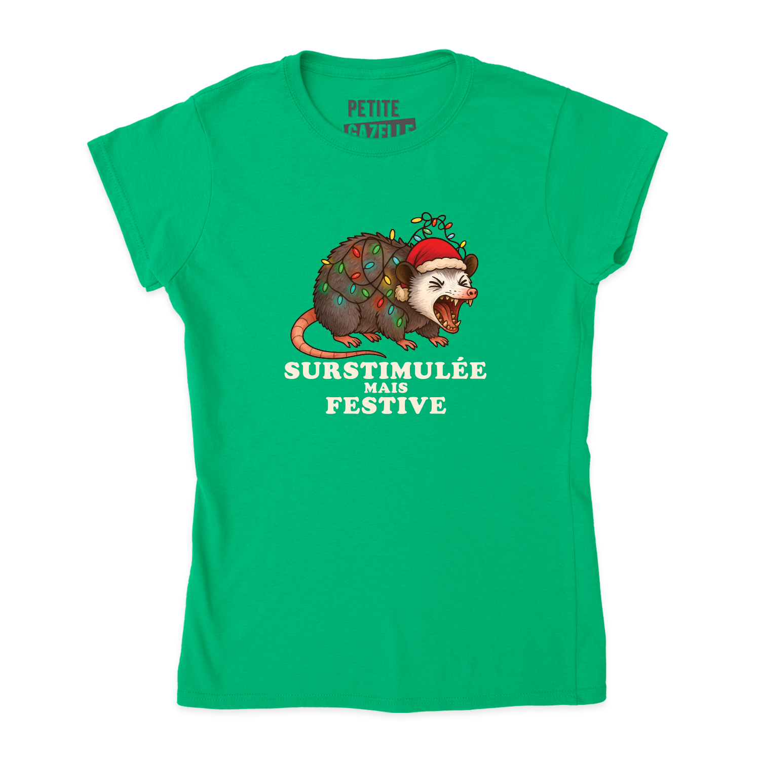 TSHIRT AJUSTÉ | Surstimulée mais festive