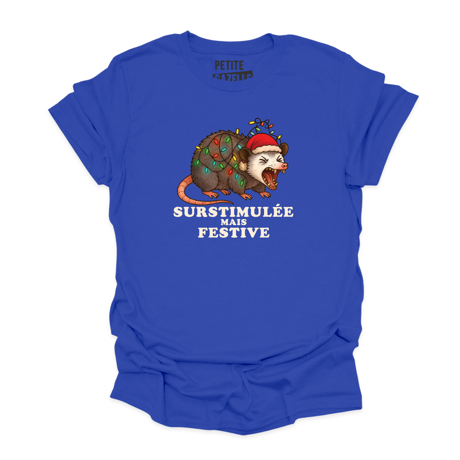 T-SHIRT COL ROND | Surstimulée mais festive