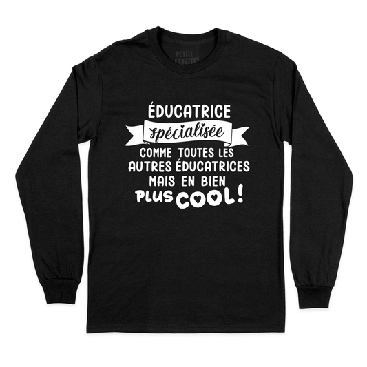 T - SHIRT À MANCHES LONGUES | Éducatrice Spécialisée - T-Shirt à manches longues - Petite Gazelle Atelier