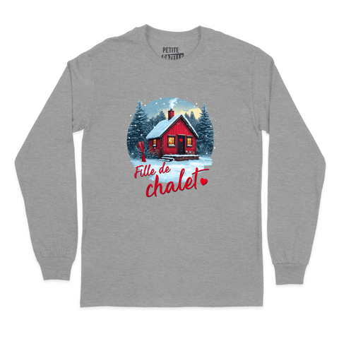 T - SHIRT À MANCHES LONGUES | Fille de chalet - T-Shirt à manches longues - Petite Gazelle Atelier