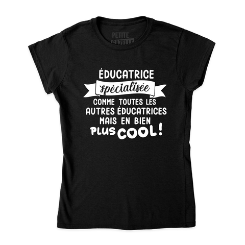 TSHIRT AJUSTÉ | Éducatrice Spécialisée - T-Shirt coupe ajustée - Petite Gazelle Atelier