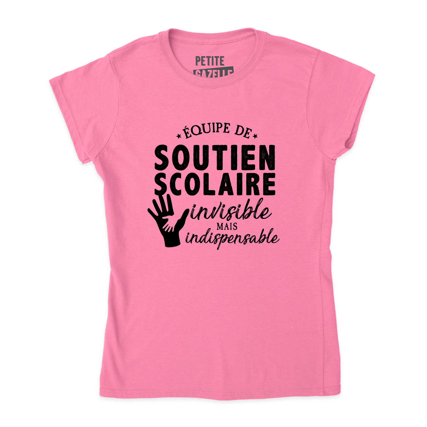 TSHIRT AJUSTÉ | Équipe de soutien scolaire - T-Shirt coupe ajustée - Petite Gazelle Atelier