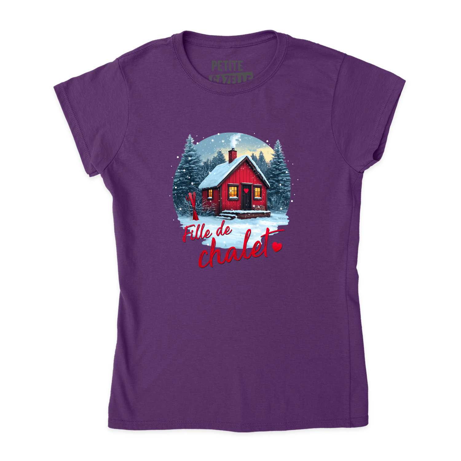 TSHIRT AJUSTÉ | Fille de chalet - T-Shirt coupe ajustée - Petite Gazelle Atelier